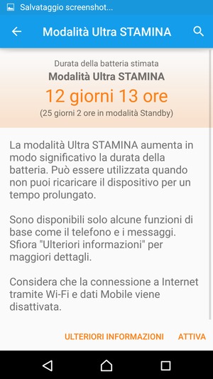 Seleziona ATTIVA