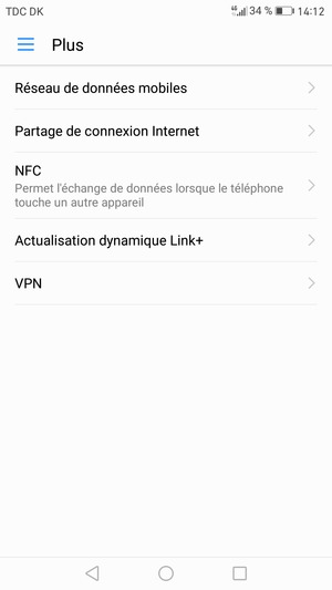 Sélectionnez Réseau de données mobiles