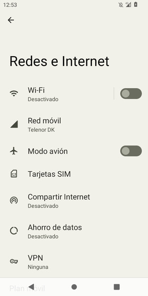 Seleccione Wi-Fi