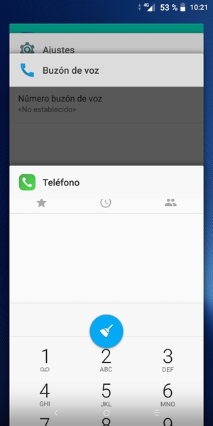 Seleccione el icono Eliminar para cerrar todas las aplicaciones en ejecución