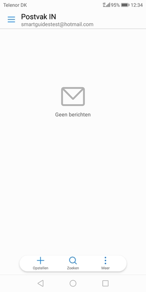 Uw Hotmail is klaar voor gebruik
