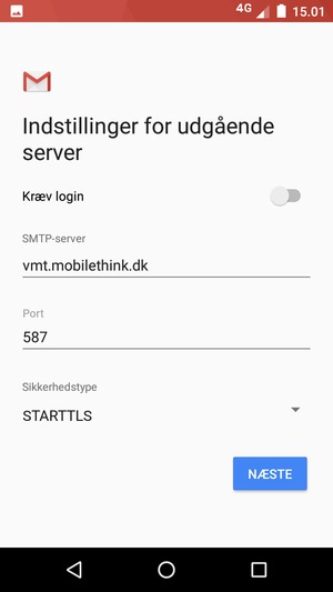 Vælg Sikkerhedstype
