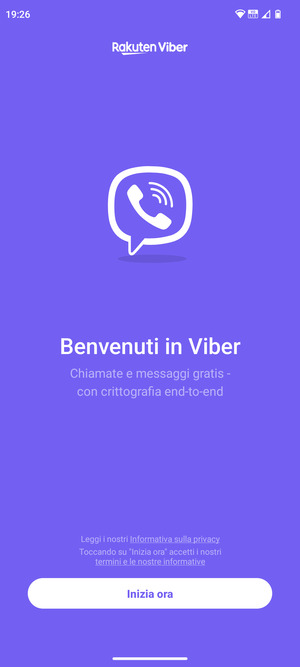 L'app è pronta per l'uso