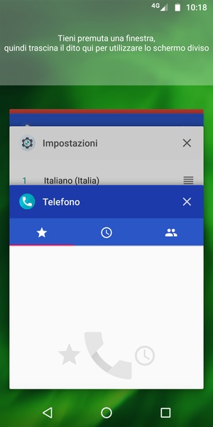 Scorri verso destra le app per chiuderle