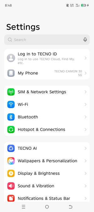 Select Hotspot & Connections