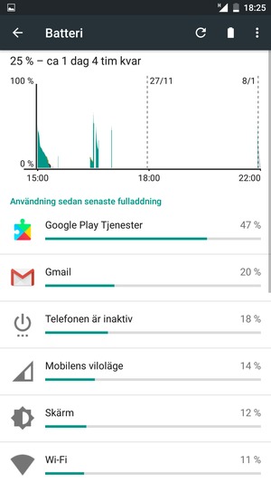 Tryck på Meny-knappen
