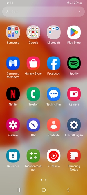 Wählen Sie Einstellungen