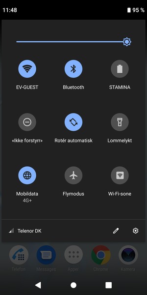 Slå av Wi-Fi og Bluetooth