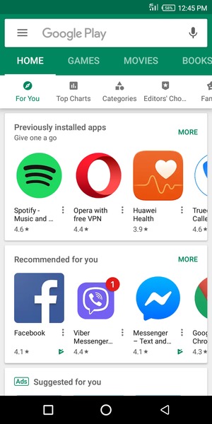 Select the Search bar