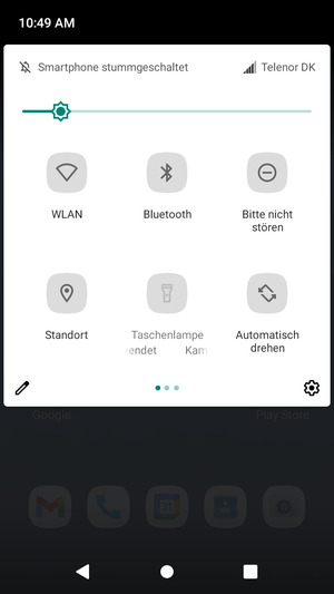 Streifen Sie nach links