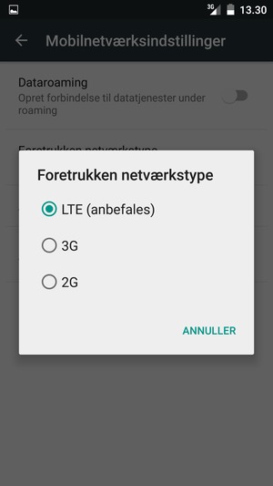 Vælg din foretrukne mulighed