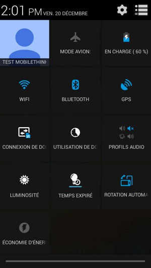 Sélectionnez ÉCONOMIE D'ÉNERGIE