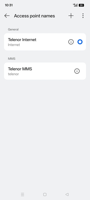 Select the Menu button