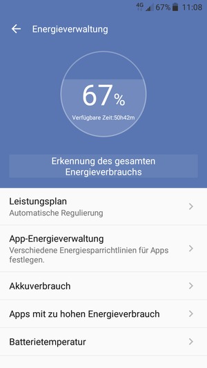Wählen Sie Leistungsplan