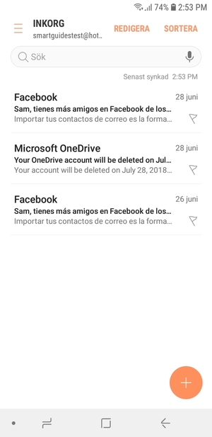 Din Hotmail är klar att användas