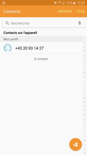 Sélectionnez le bouton du Menu ou sélectionnez PLUS