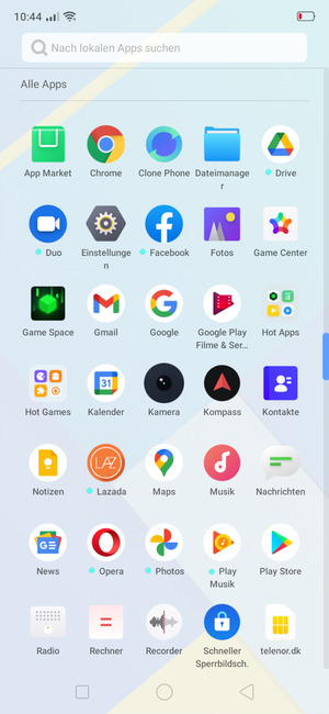 Wählen Sie Einstellungen