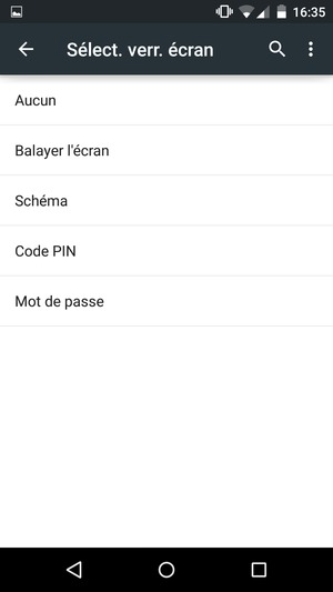 Sélectionnez Schéma