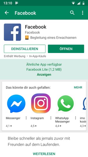 Wählen Sie ÖFFNEN