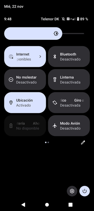 Desactivar Ubicación
