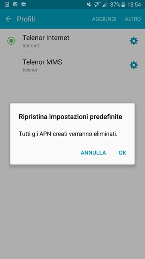 Seleziona OK