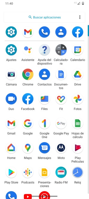 Seleccione Ajustes