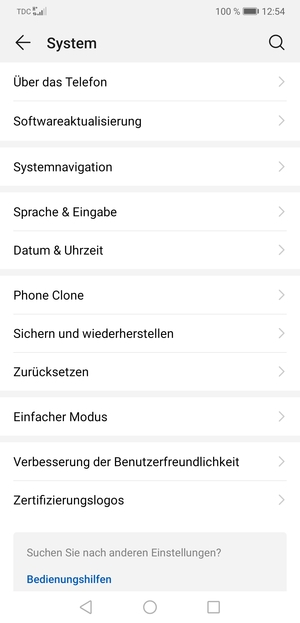 Wählen Sie Softwareaktualisierung