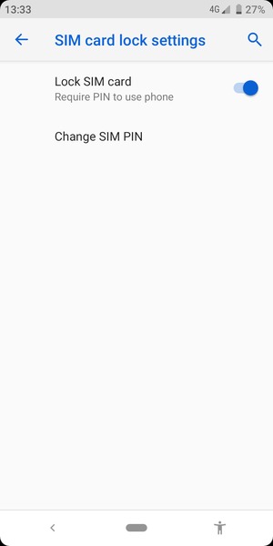 Select Change SIM PIN