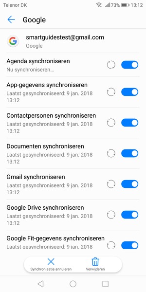 Uw contactpersonen van Google worden nu gesynchroniseerd met uw smartphone
