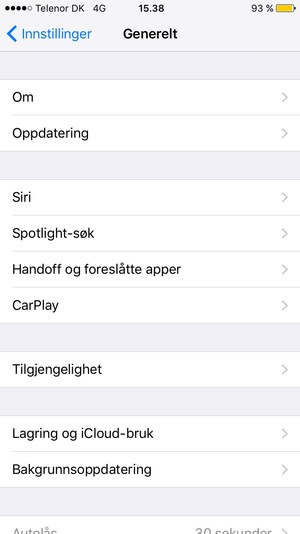 Velg Oppdatering