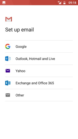Select Outlook, Hotmail and Live