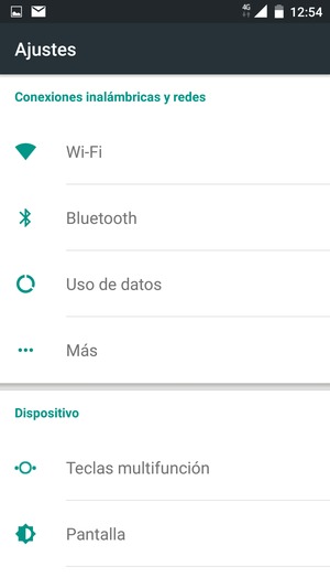 Seleccione Wi-Fi