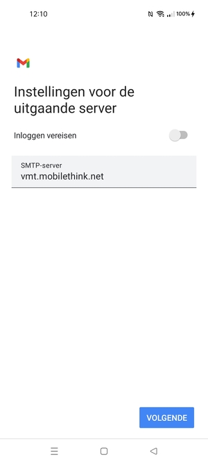 Schakel Inloggen vereisen uit en selecteer VOLGENDE