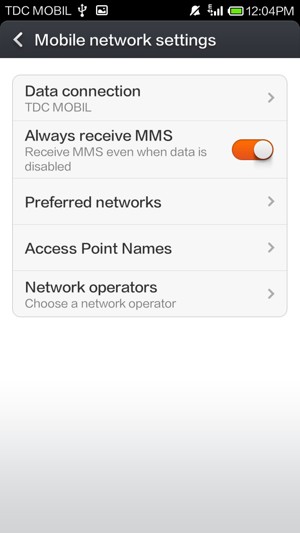 Select Data connection