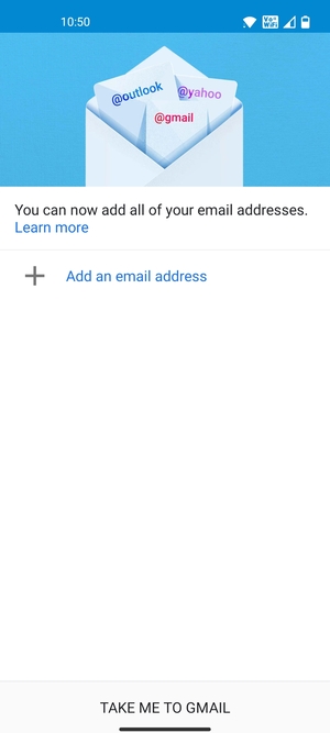 Select Add an email address