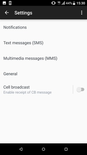 Select Text messages (SMS)