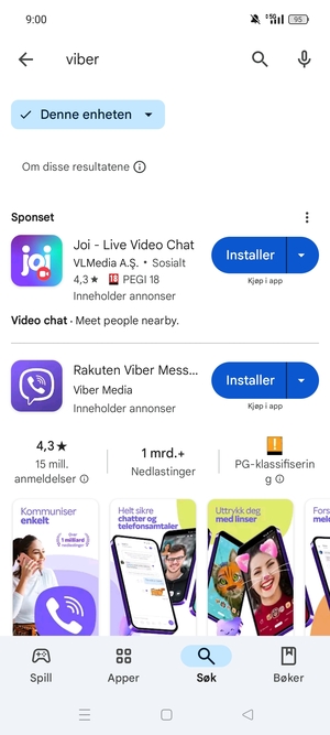 Velg app