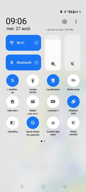 Désactiver le Wi-Fi et le Bluetooth