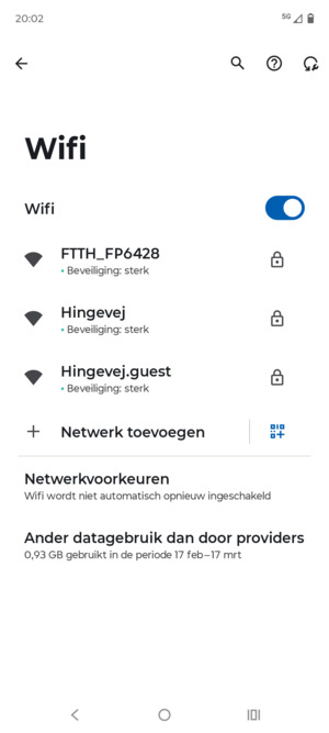 Selecteer het draadloze netwerk waarmee u verbinding wilt maken