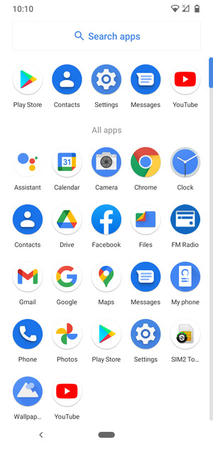 Select Settings