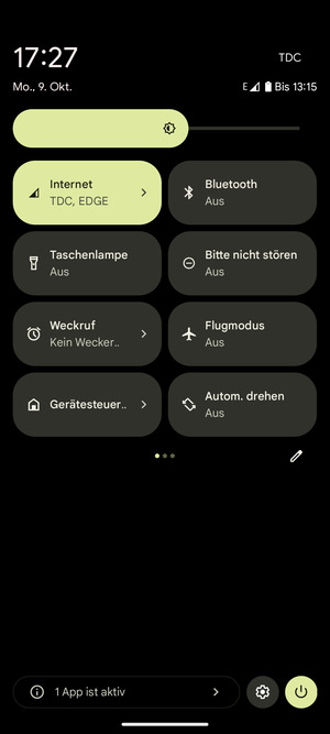 Streifen Sie nach links