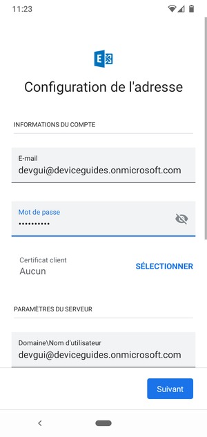 Saisissez votre mot de passe