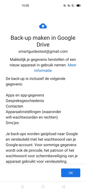 Selecteer OK