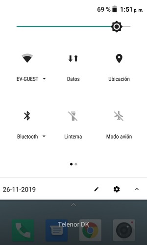 Desactive Wi-Fi y Bluetooth