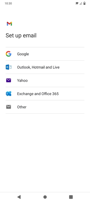 Select Outlook, Hotmail and Live