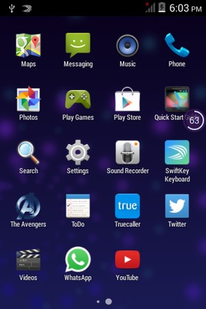 Scroll to and select Settings