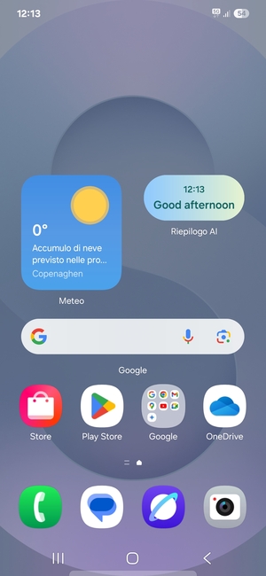 Seleziona Play Store