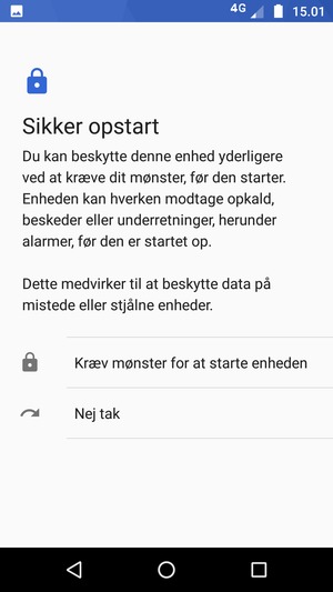 Vælg din foretrukne mulighed