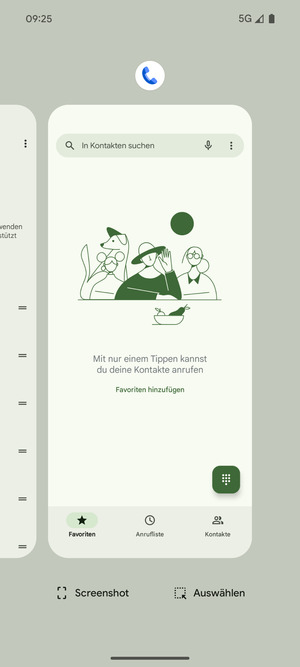 Apps nach oben streifen, um sie zu schliessen