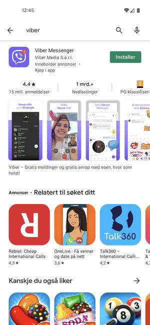 Velg app